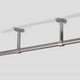 thumbnail image 5 of 2 soportes de techo, soportes de techo, soportes de varilla, soportes de base para riel de ropa Φ32x300mm, 5 of 9