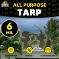 thumbnail image 4 of BOEN Multi-Purpose Poly Tarp, 10 ft x 10 ft, 5 Mil Thick, Camo, 4 of 4
