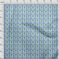thumbnail image 4 of oneOone Polyester Spandex Medium Blue Fabric Text Sewing Fabric By The Yard Printed Diy Clothing Sewing Supplies 56 Inch Wide, 4 of 5