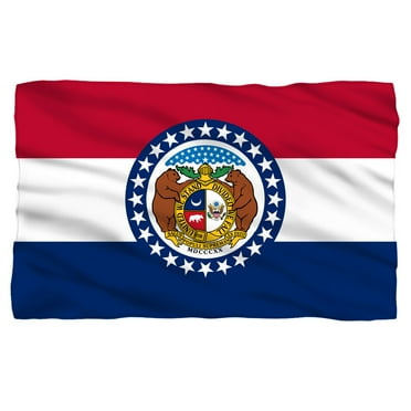 Trevco Missouri Flag Fleece Blanket (36x58)