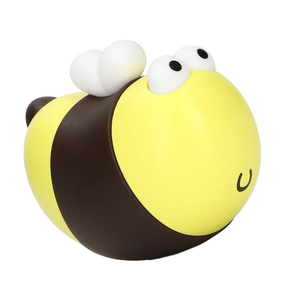 Mini Hand Warmer, USB 1800Ah Battery Bee Style Rechargeable Hand Warmer 2 Temp Modes Plastic Cement for Winter Yellow