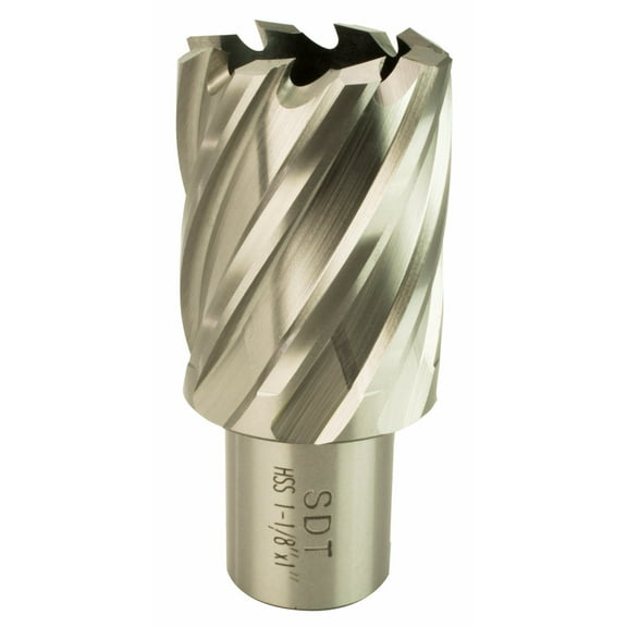 Steel Dragon Tools® 1-1/8" x 1" HSS Annular Cutter with 3/4" Weldon Shank