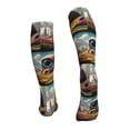 thumbnail image 4 of Compression Socks for Women and Men - Vivid Eyeball Hillscape Compression Socks Circulation for Workout, 4 of 8