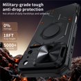 thumbnail image 6 of Military Grade Shockproof Case for iPhone 17 Pro, Built-in N52 Magnetic Ring, Slide Camera Lens Cover, Rugged Heavy Duty Protective Phone Case, 6 of 8