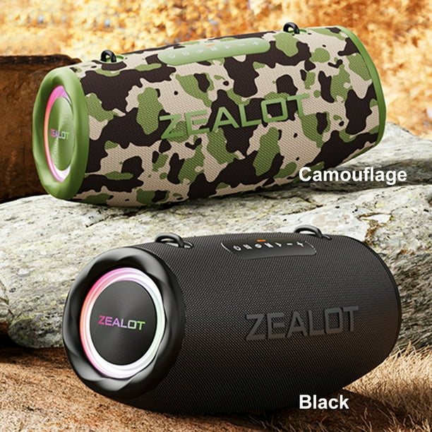Altavoz ZEALOT S87 BT estéreo portátil a prueba de agua 80W | Walmart en línea