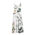 thumbnail image 5 of Summer Savings Clearance! Enjoytime Womens Plus Size Beach Dresses Fashion Boho Floral Print V Neck Dress Sleeveless Spaghetti Strap A-Line Summer Dresses for Women 2024, 5 of 5