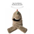 thumbnail image 3 of Pequeño dinosaurio sombrero bufanda una mujer otoño e invierno coreano cálido lindo felpa oreja protección guantes de dibujos animados conjunto de tres piezas Fridja nalpqowj27253, 3 of 7