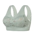 thumbnail image 1 of Gibobby Sujetador de espalda de belleza sin costuras de seda de hielo de verano para mujer Sujetador de limpieza Ropa interior Chaleco deportivo de Brasier(Verde,M), 1 of 2