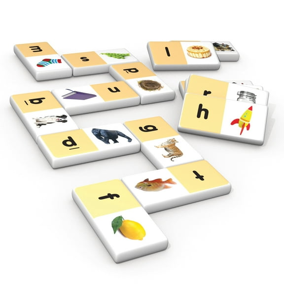 Beginning Sounds Dominoes Match & Learn Educational Learning Game for Age 4 , by Junior Learning