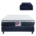 thumbnail image 1 of Colchón Matrimonial Spring Air Mónaco + Box + Sábanas Softy Semi-firme, 1 of 7