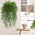 thumbnail image 3 of Artificial Hanging Plants Fake Hanging Plant Fake Ivy Vine Outdoor Resistant Plastic Plants (Ivy), 3 of 7
