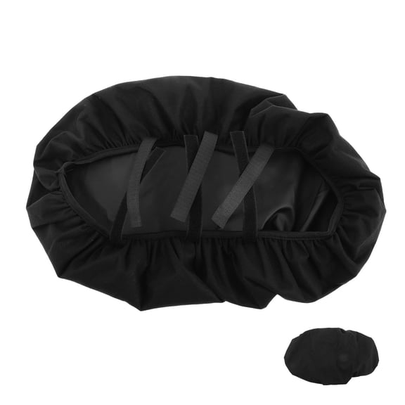 Amosfun Black Full Motorcycle Seat Cover, Weather Resistant Easy Install Motorbike Seat Cushion Protector Replacement Pad
