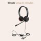 thumbnail image 5 of Auricular Jabra Evolve 20 SE con cable, doble oído, USB-A y USB-C, 5 of 6