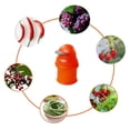 thumbnail image 2 of 1 Juego de herramientas de recolección de cuchillos para el pulgar para recoger frutas y verduras, cuchillos de silicona para jardín, herramientas de jardín, tamaño pequeño para mujer, 2 of 5