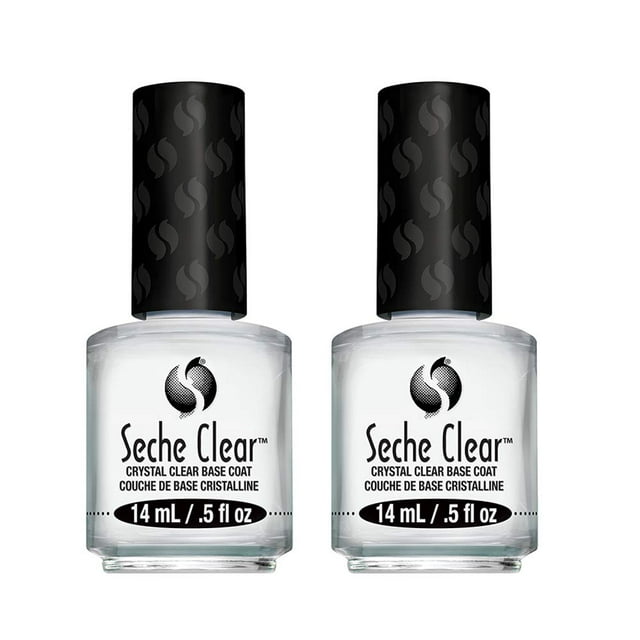 Base Coat Nail Polish Seche Clear 2 Pack 14ml