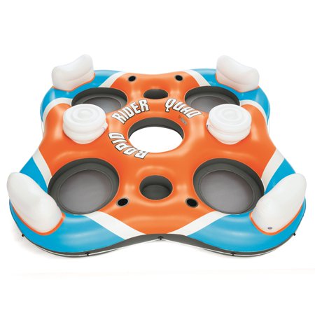 Bestway 43115E 101 Inch Rapid Rider 4 Person Floating Island Raft w/ (Best Way To Learn Mandarin)