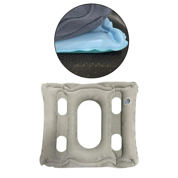 ín de asiento infble ergonómico de transpirable para asiento shamjiam Cojín de asiento inflable