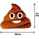 thumbnail image 2 of Emoticon Colorido, Sonriente Poop Poo Emoticon Poop Ronda Emoticon Poop Relleno Felpa Regalo Juguete Decoración esquí esquí Gafas de esquí, 2 of 4