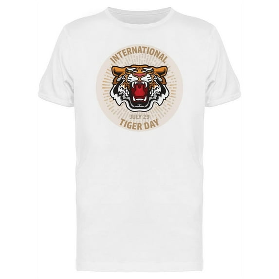 July 29 International Tiger Day T-Shirt Men -Image by Shutterstock, Male 4X-Large
