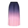 thumbnail image 3 of Maoxin Skirts for Women Ladies' Gradient Pleated Skirt With High Waist And Slim A line Skirt ,Pink,Free Size, 3 of 5