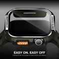 thumbnail image 4 of Funda metálica resistente Suitisbest para Apple Watch de 45 mm con vidrio 9H, 4 of 7