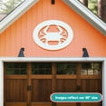 thumbnail image 3 of Outdoor Crab Wall Decor – Coastal Nautical Beach House Accent for Home, Garage, Shed – Weatherproof Crab Sign – Coastal Wall Art, 2 Foot, 3 of 11