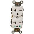 thumbnail image 1 of Isolated Ground Duplex Receptacle White 20A-250V, 1 of 1