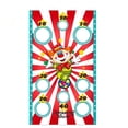 thumbnail image 2 of Amazing Show Carnival Bean Bag Toss Game, Circus Clown Theme Party Supplies with 3 Bean Bags & Hanging Banner, Outdoor Backyard Lawn Games for Family Gatherings and Events, 2 of 6