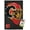 Premium Poster & Push Pin Bundle, variant on NHL Calgary Flames - Mask 16 Wall Poster with Wooden Magnetic Frame, 22.375" x 34"