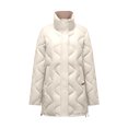 thumbnail image 4 of Women's Long Warm Down Jacket Thick Oversized Stand Collar Winter Coat Jackets And Coats Coat Women plus Size Coats Winter Womens Winter Jacket Large Coat Women plus Women Coats plus Size Womens, 4 of 4