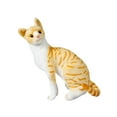 thumbnail image 3 of Kokiya Cat Toy Collectible Home Decoration Realistic Cat Doll for Teens yellow 25cm, 3 of 9