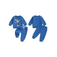 thumbnail image 2 of BemeyourBBs Baby Boy First Birthday Outfit Planet Astronaut Print Sweatshirt Pants, 2 of 9