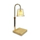 thumbnail image 2 of Lámpara retráctil de cera derretible | Lámpara de mesa con luz nocturna regulable dorada | Diseño de flores | Iluminación ambiental | Brillo ajustable | Base de madera | Mesita de noche o escritorio, 2 of 6