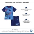 thumbnail image 5 of Textiel Trade Boys Stitch Short Pajama Set, 5 of 5