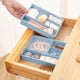 thumbnail image 1 of Organizador de escritorio apilable de 4 compartimentos | Caja de plástico grueso para guardar artículos de papelería | Organizador multiusos para oficina y hogar: bolígrafos, artículos pequeños y, 1 of 5