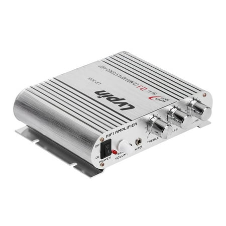 20W 12V Mini Hi-Fi Amplifier Booster Radio MP3 Stereo for Car Motorcycle Home