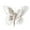 White-WH-home supplies, variant on LEFTHIGH Home Xmas Tree Butterflies Decor Artificial Christmas Butterflies Ornament with Clip Glitter for Christmas Tree Wedding Birthday Party Garland Christmas Decorations Indoor
