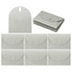 thumbnail image 1 of Uxcell Mini Envelopes, 25 Pack Greeting Card Envelopes with Heart Clasp Tiny Items Storage, Silver 4" x 2.8", 1 of 7