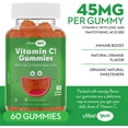 thumbnail image 3 of Maxi Health Vitamin C Gummies with Zinc – Immune Support for Kids & Adults – 60 Orange Gummies, 3 of 7