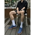 thumbnail image 3 of UYOUNI Men Casual Low Top Slip on Fashion Shoes Lace up Canvas Flats Walking Running Shoes, 3 of 8