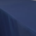 thumbnail image 3 of Your Chair Covers - 4 ft X 24 Inches Fitted Polyester Tablecloth Rectangular Navy Blue, 3 of 4