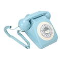 thumbnail image 3 of Teléfono Retro Con Cable, Teléfono Fijo retro ABS Elegante Rotable Rotable CLÁSICO AZUL PARA EL NÚMERO DE DIAL PARA LA LLAMADA, 3 of 7