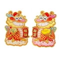 thumbnail image 2 of GUOOL 2Pcs Chinese New Year Door Stickers Cartoon Dragon Blessing Words Chinese New Year Decoration for Holidays Office Living Room, 2 of 9