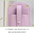 thumbnail image 4 of Women Small Crossbody Bag Cell Phone Purse Wallet Chain Strap Lanyard Case - Purple, 4 of 5