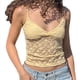 thumbnail image 2 of Camisetas Sin Mangas de Encaje Y2K para Mujer, Tops Cortos para Salir, Camisola de con Tirantes Finos, Tops Casuales de Verano Amarillo M, 2 of 10