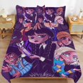 thumbnail image 1 of Wednesday Addams Housse de Couette, Ensemble de Literie 3 Pcs Impression Double Face Housse de Couette Décorative, 1 of 5