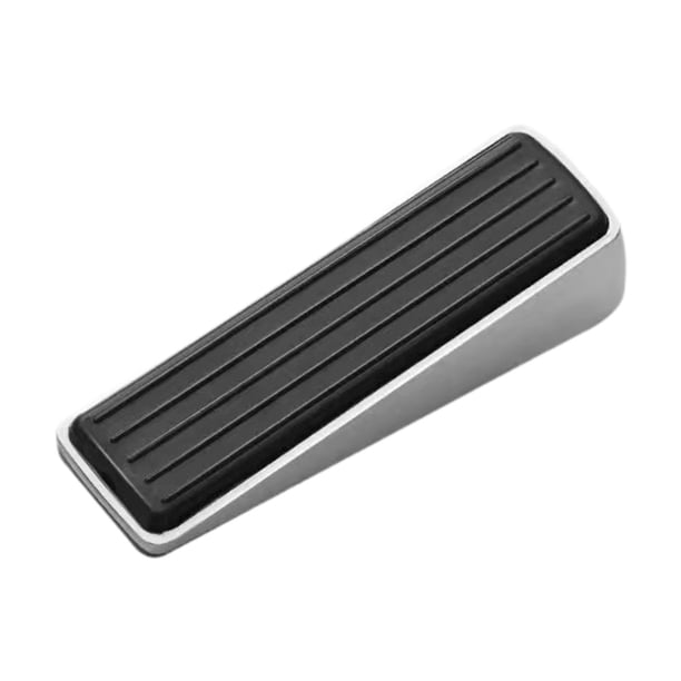 Tope de puerta para la parte inferior de la puerta Tope de puerta Antideslizante Fuerte protección del suelo Plata