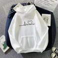 thumbnail image 4 of Sudadera Con Cordón De Corazón Informal Para Mujer De Moda, 4 of 8
