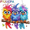 STYLE 4, variant on FYJUCPA DIY Hanging Diamond Art Kit Double Sided Bird Diamond Art Window Pendant Ornament Special Shape Rhinestone for Living Room Bedroom Office Yard