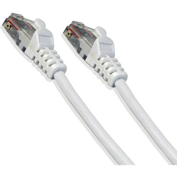 2ft Cat5e Cable Ethernet Lan Network RJ45 Patch Cord Internet White (50 Pack)